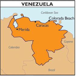 Map of Venezuela