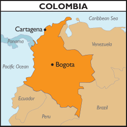Map of Colombia