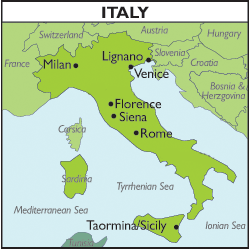 Map of Italy