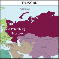 Map of Russia