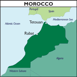 Map of Morocco