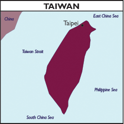 Map of Taiwan